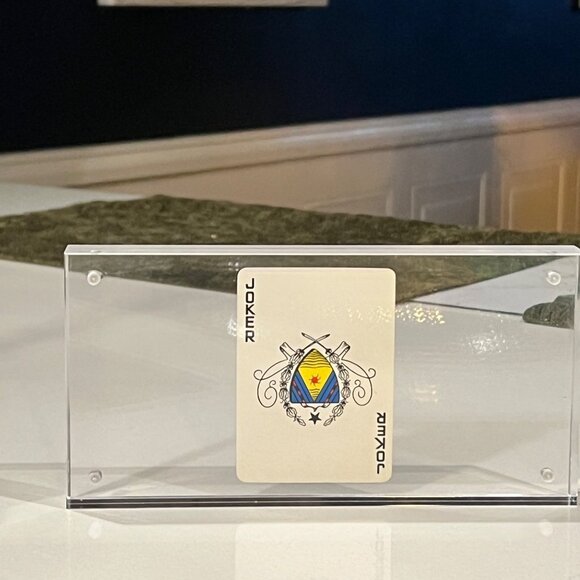 Louis Vuitton Monogram JOKER playing card in Brown and Tan/Cream - Picture 5 of 9